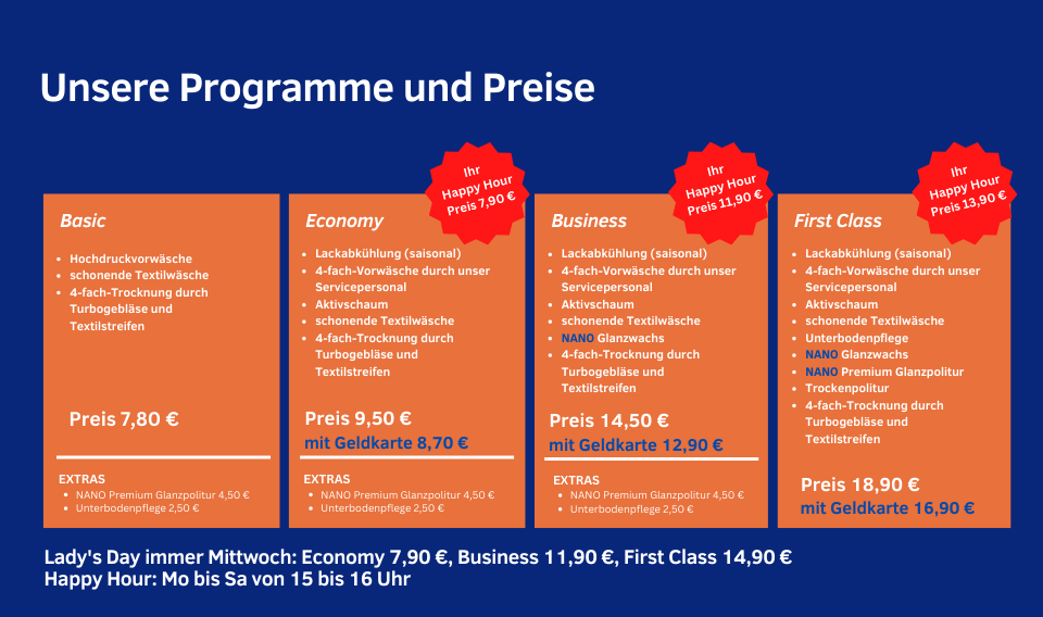 Preise und Programme